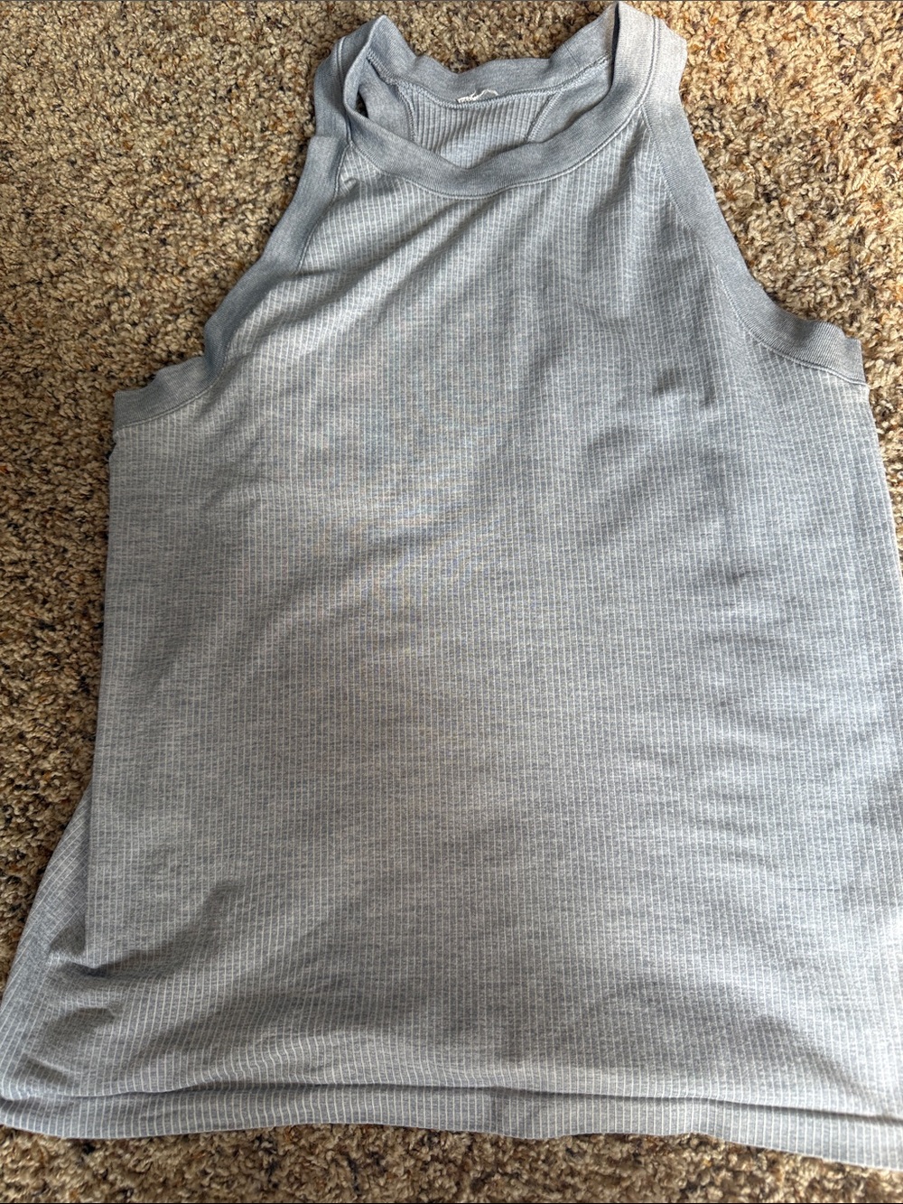 Athleta Renew Seamless Tank in light grey